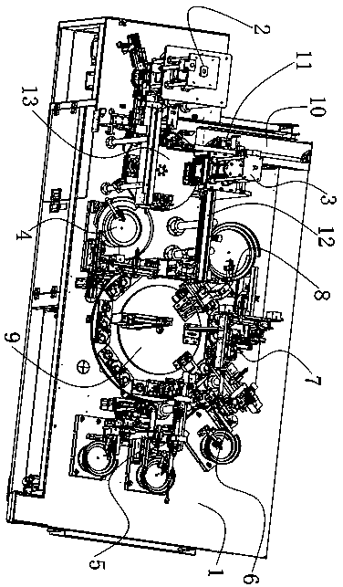 Device for automatically assembling seat belt retractor