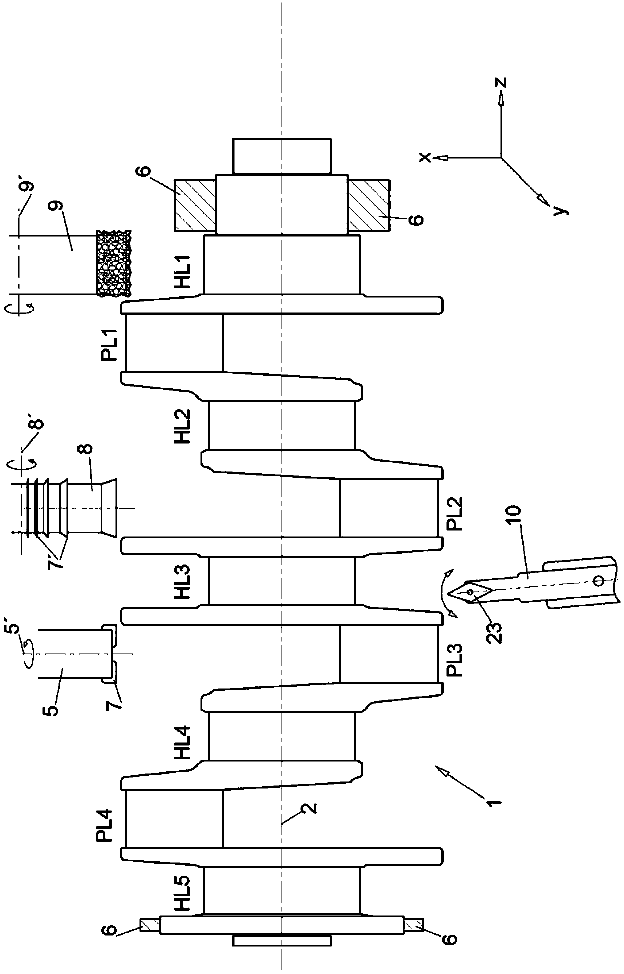 Method and device for finishing workpieces