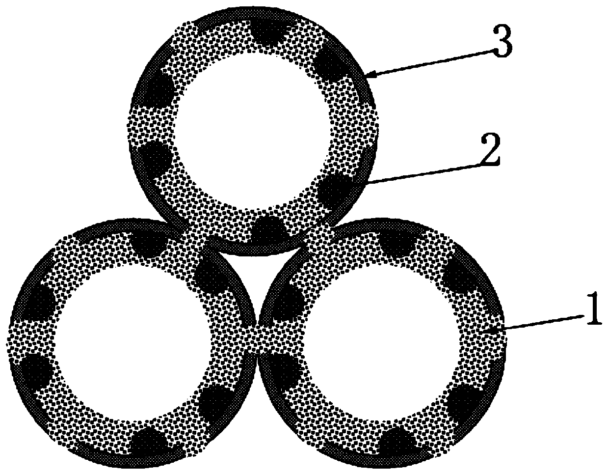 Carbon/metal oxide composite catalyst embedded in ammonium perchlorate and preparation method thereof