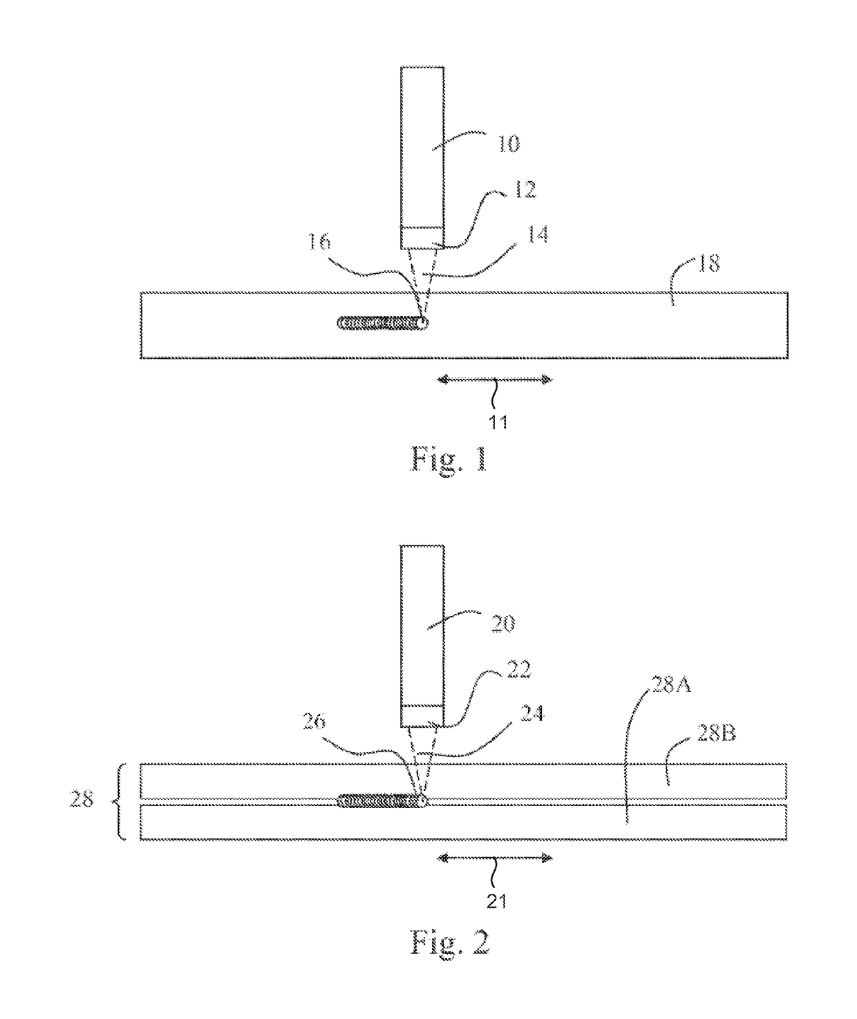 Method and apparatus for processing substrates using a laser