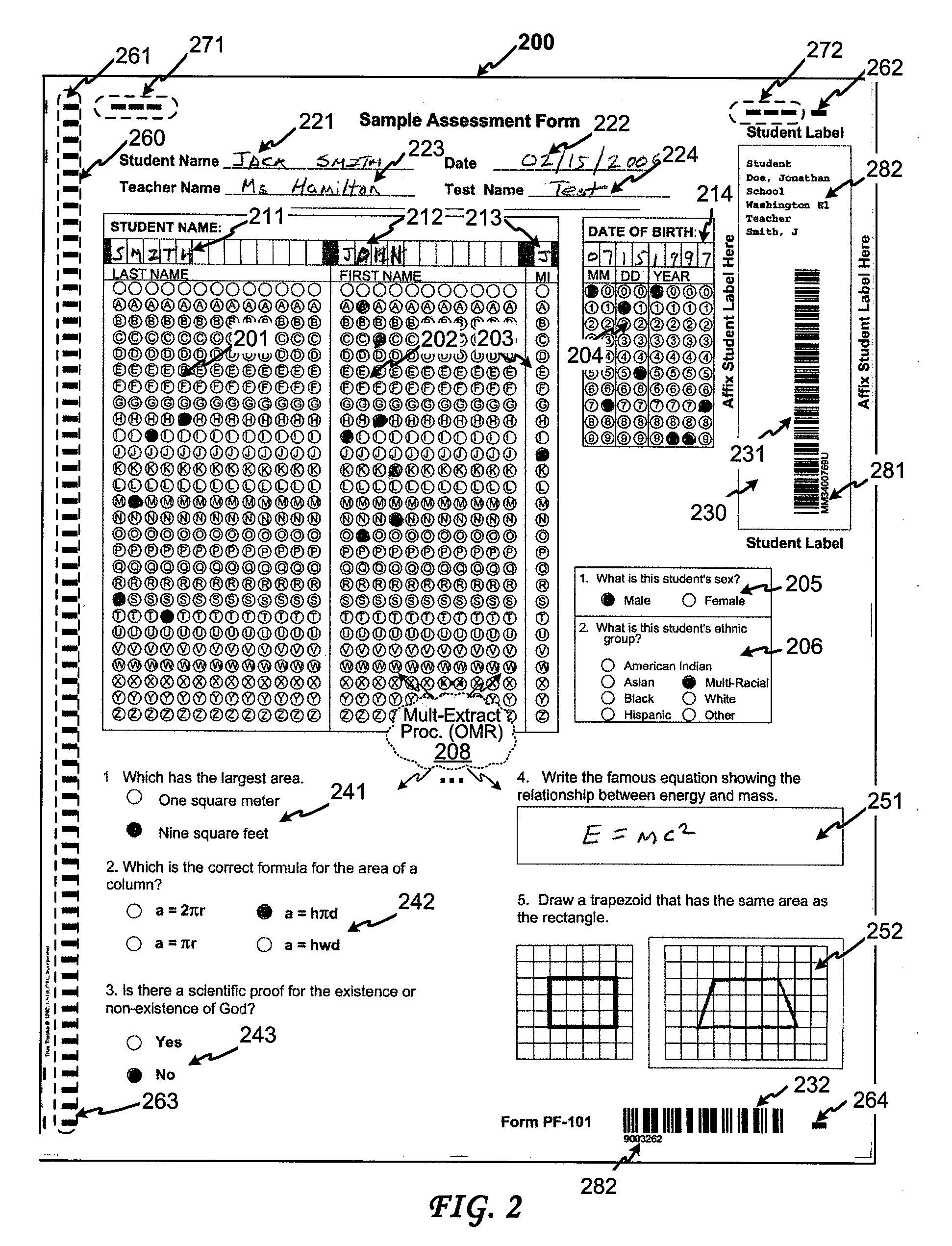 Method and system for redundant data capture from scanned documents