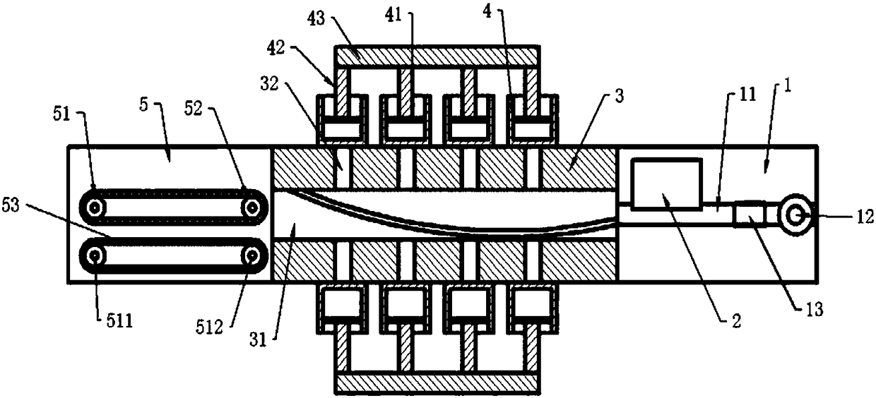 Fine copper pipe straightening device