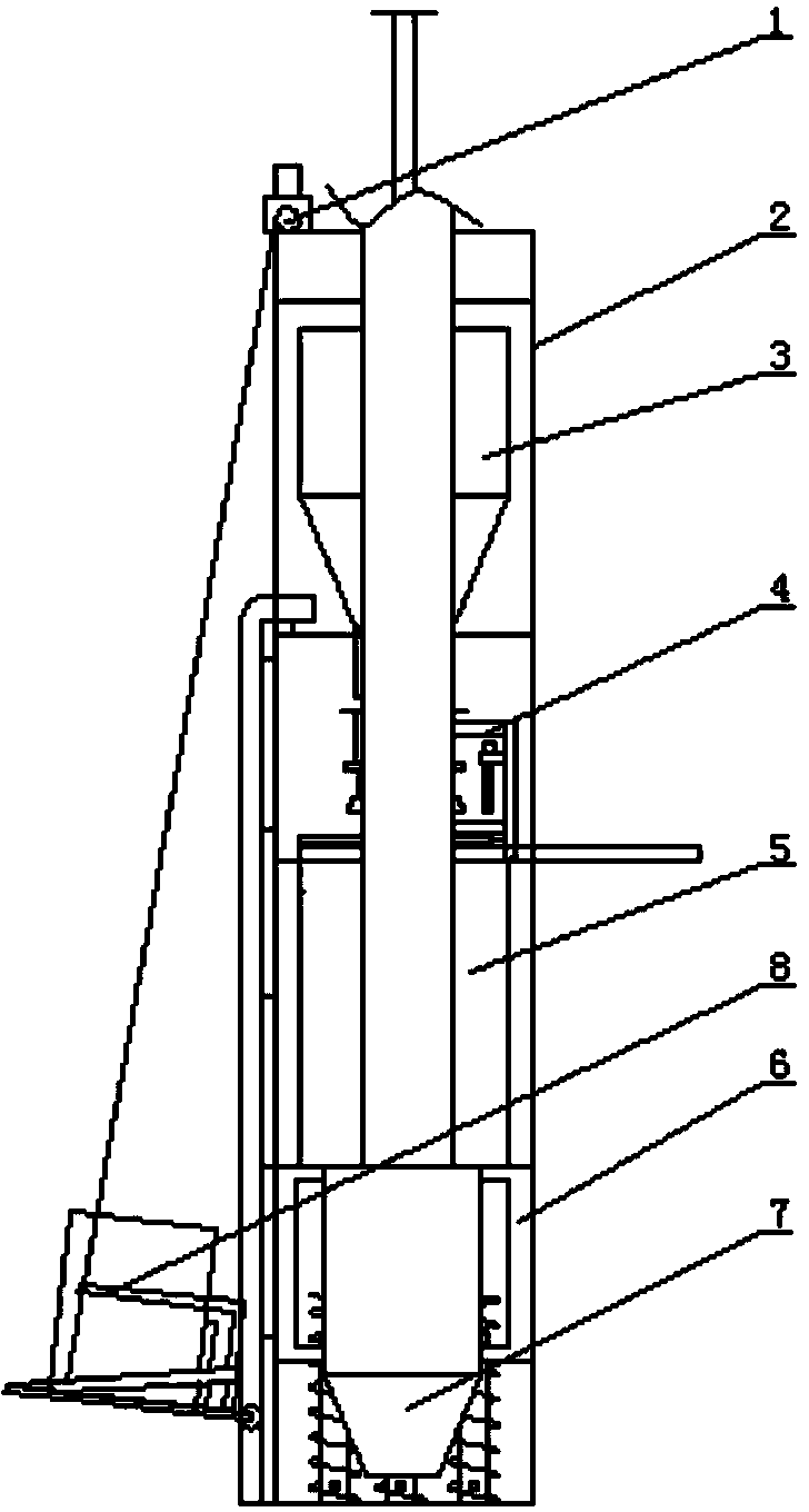 System for using household garbage for making fertilizer rapidly