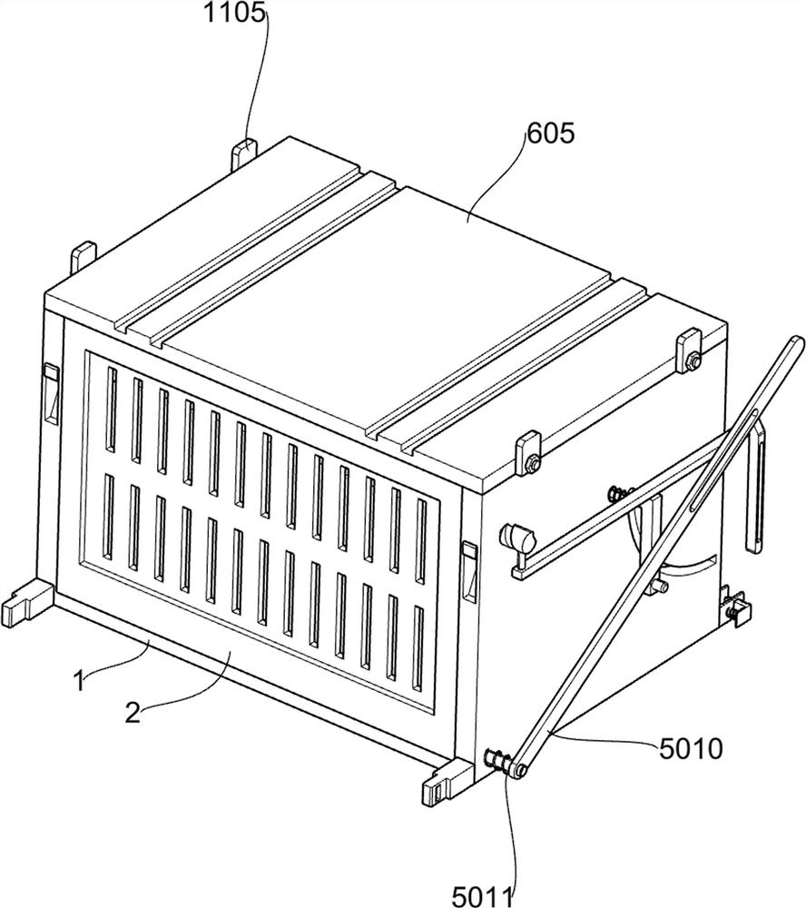 A box-type rigid pallet applied to logistics transportation and its use method