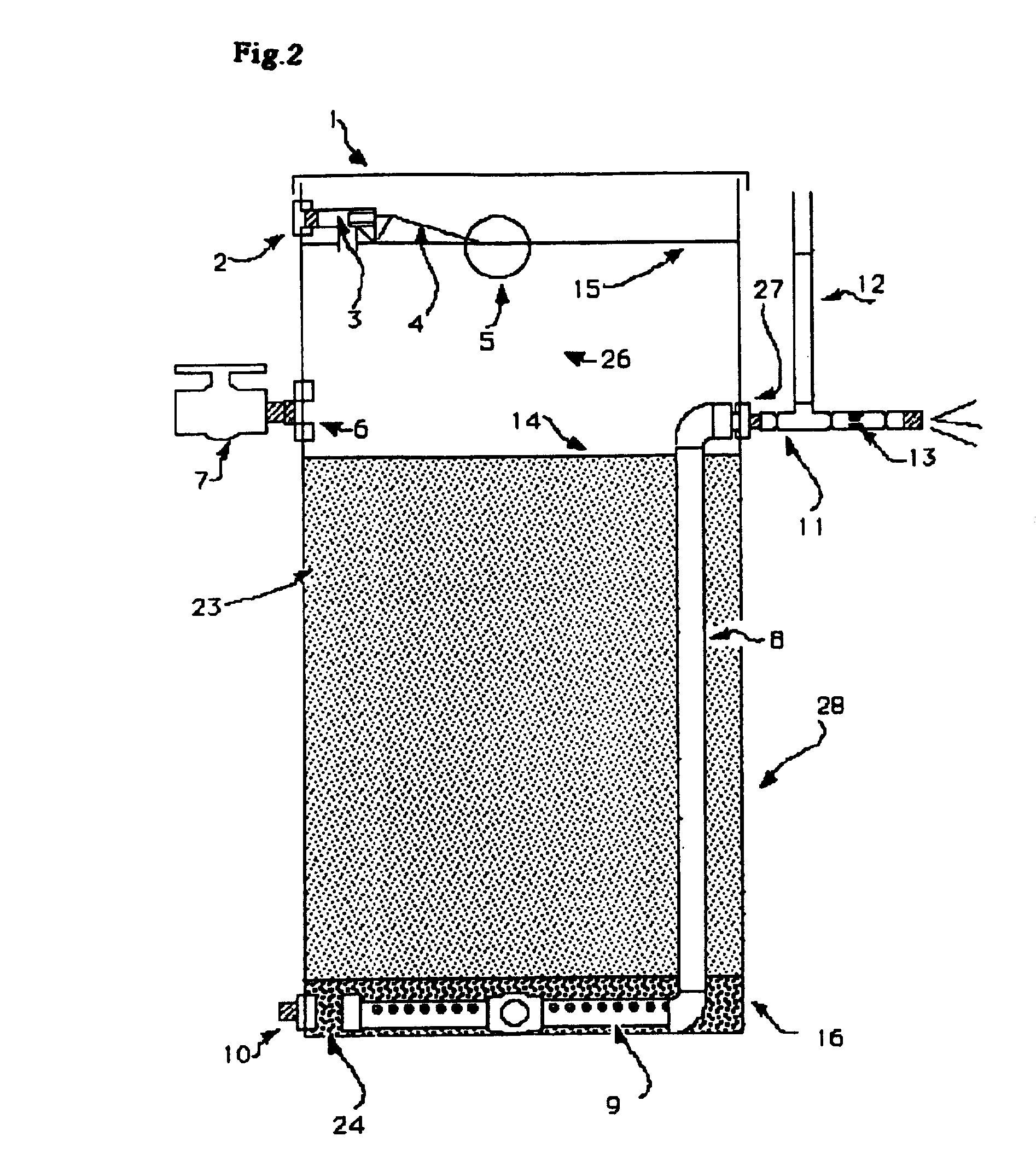 SSF/x slow sand filter