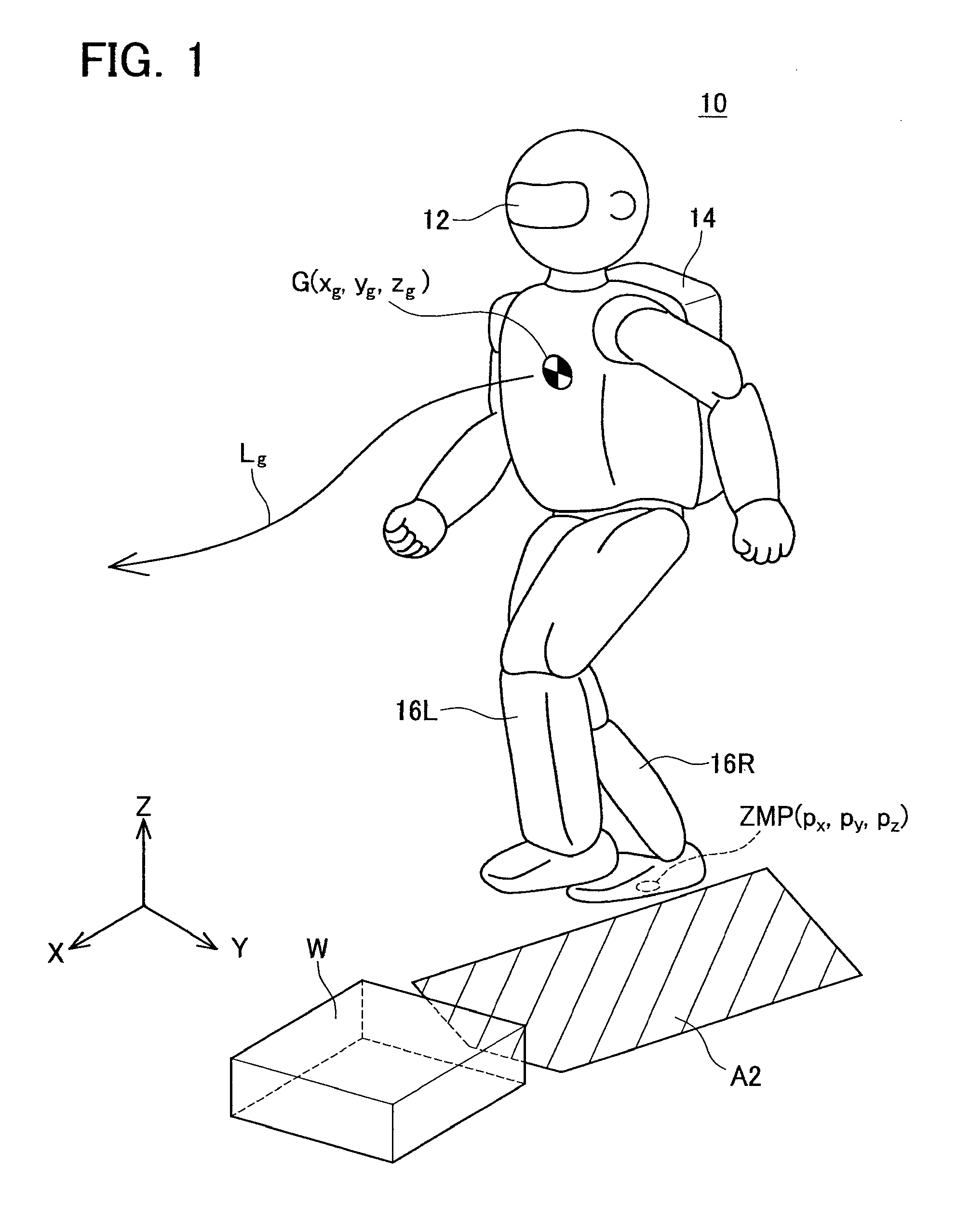 Biped walking robot