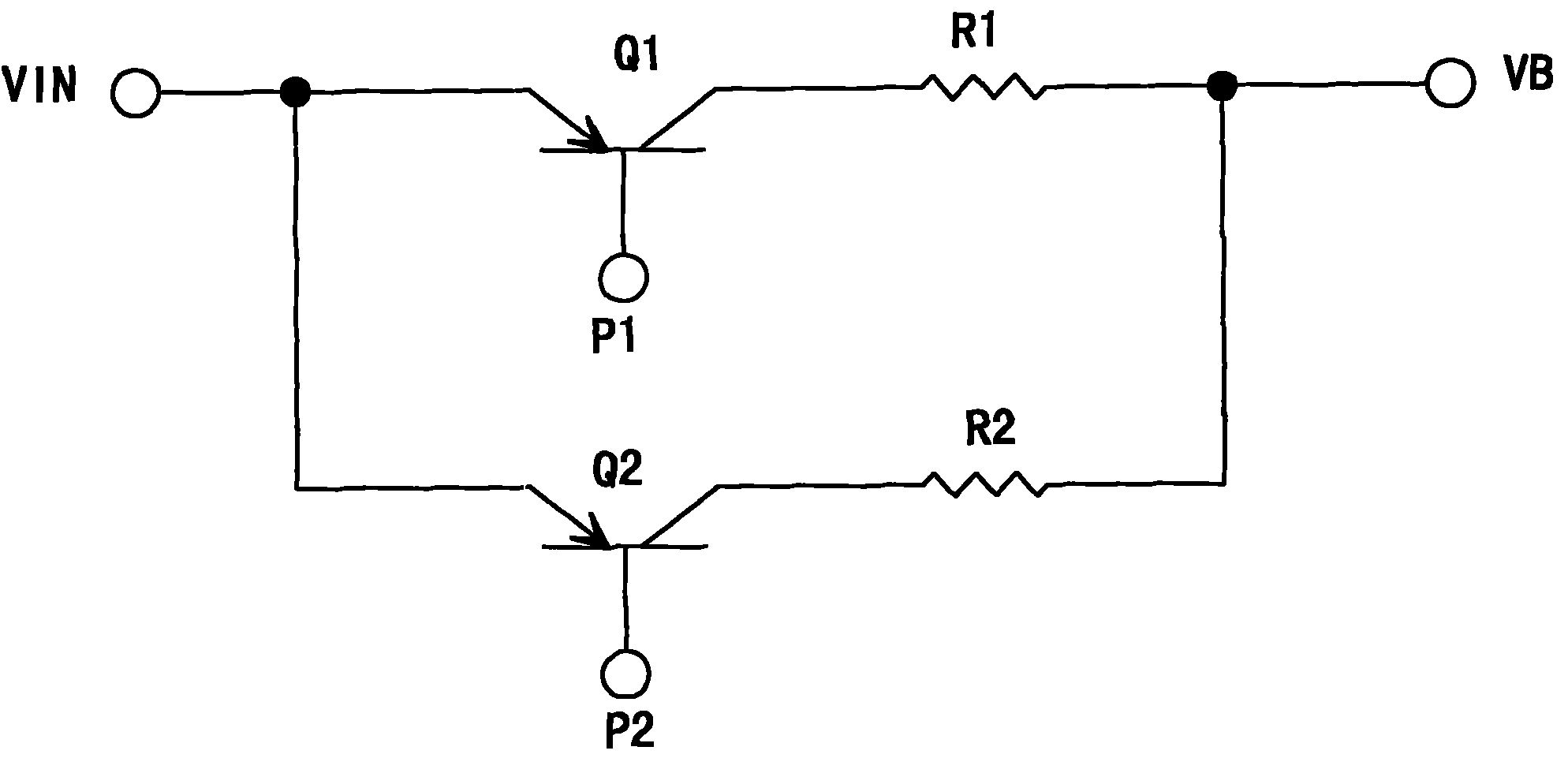 Circuit for realizing fast and slow charging in linear circuits and charging control method