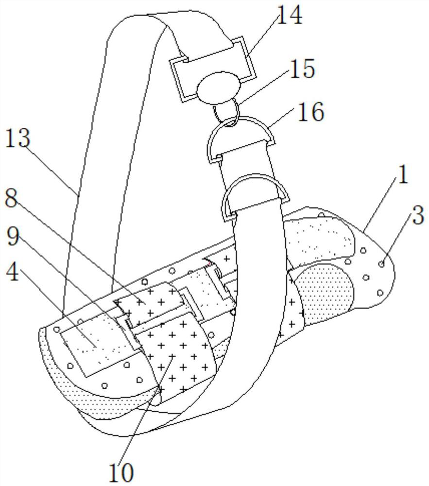 Wrist auxiliary support for orthopedics department