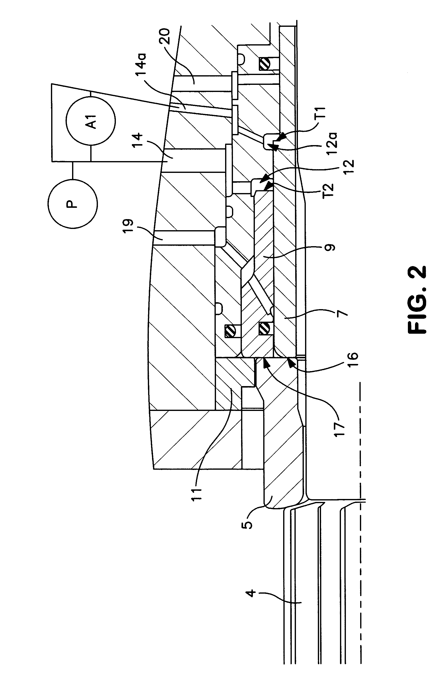 Damping and drilling machine including such a damping device