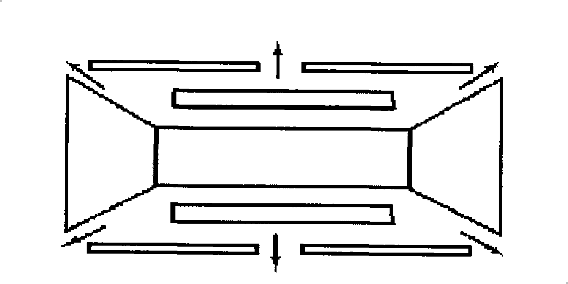 Big opening angle stack wafer transmitting transducer