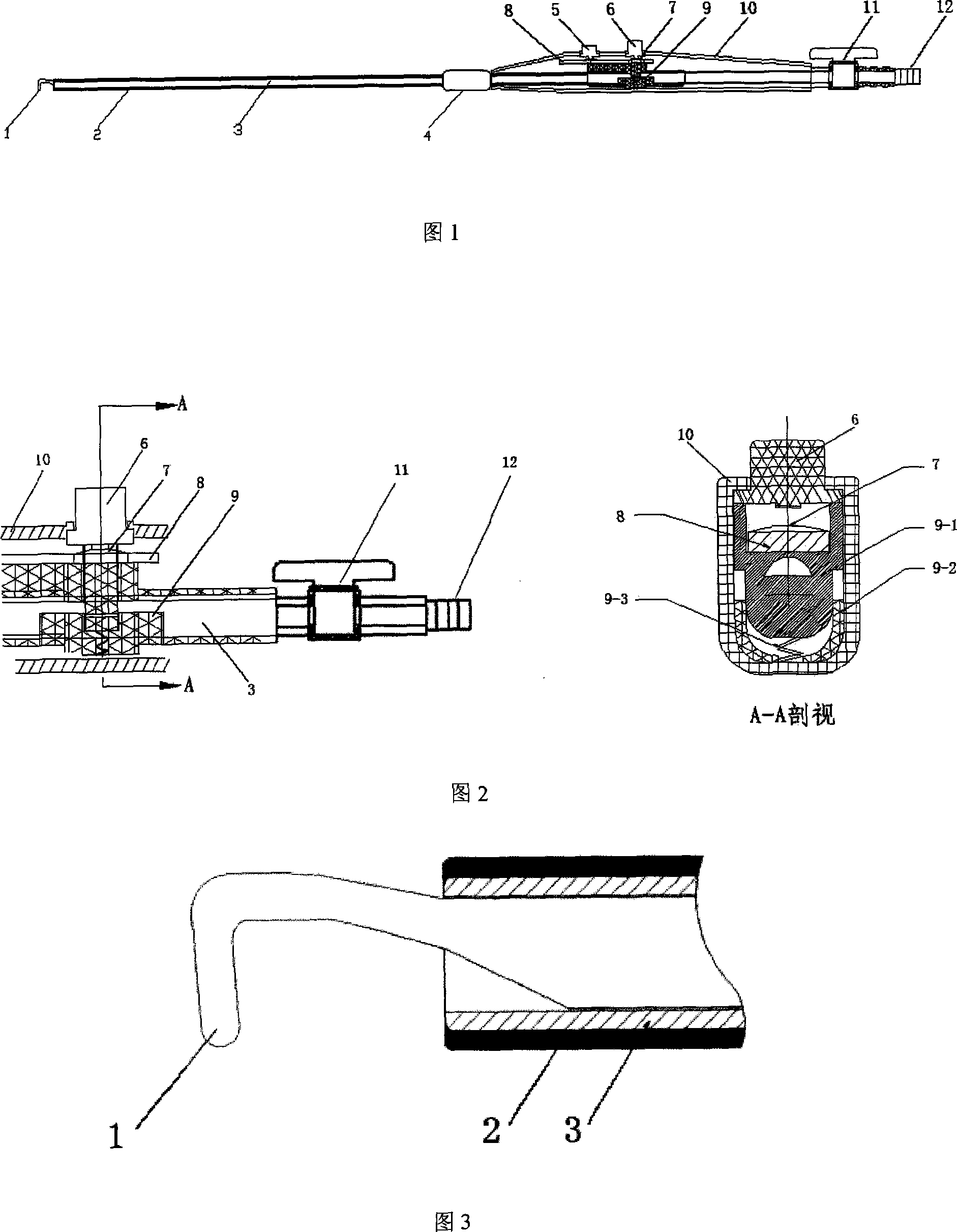 Synchronously smoke sucking hooked electrocoagulator for laparoscope