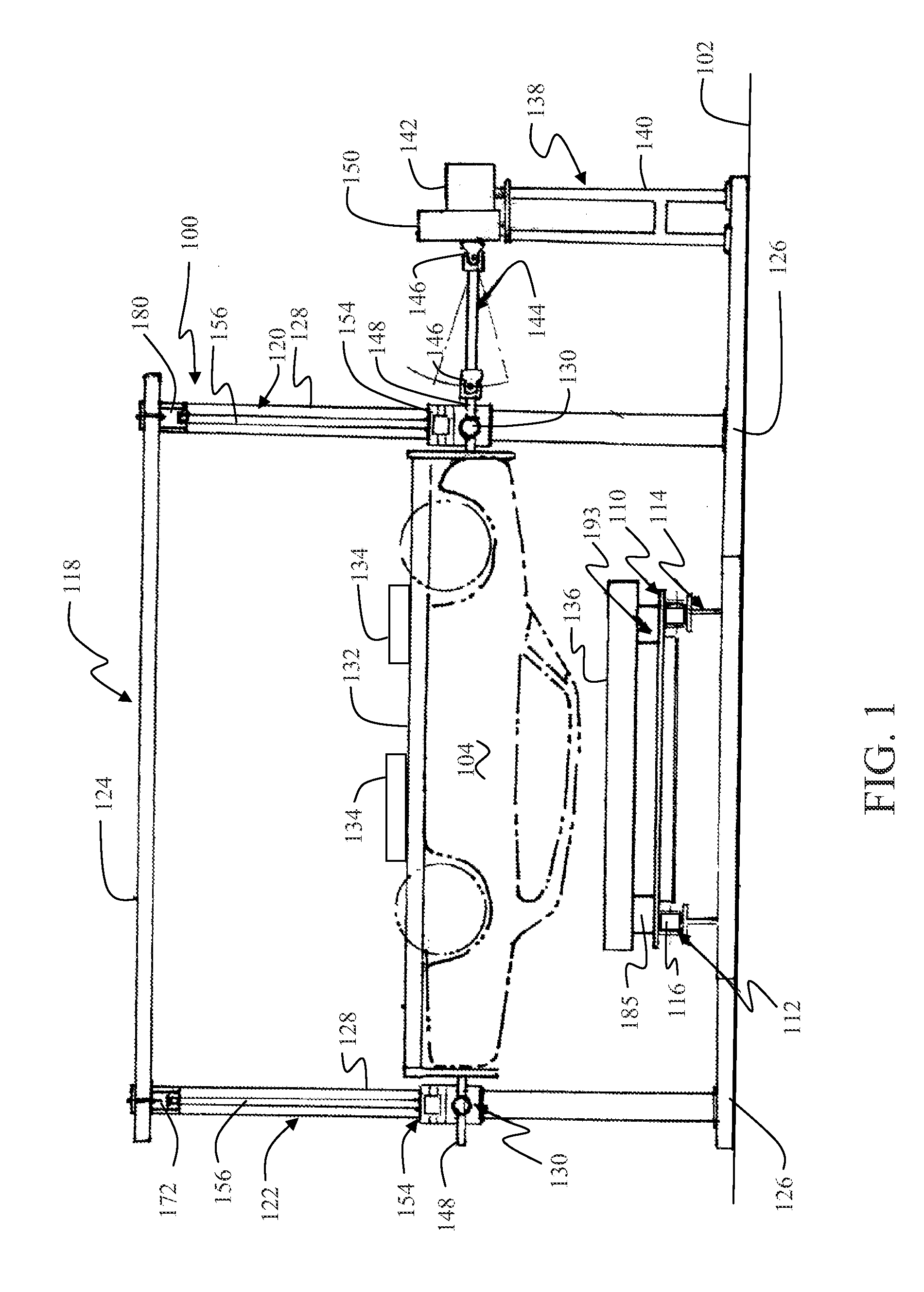 Vehicle rollover test fixture