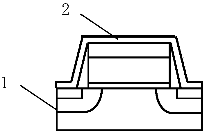 Method for manufacturing selective tensile stress contact hole etching stop layers