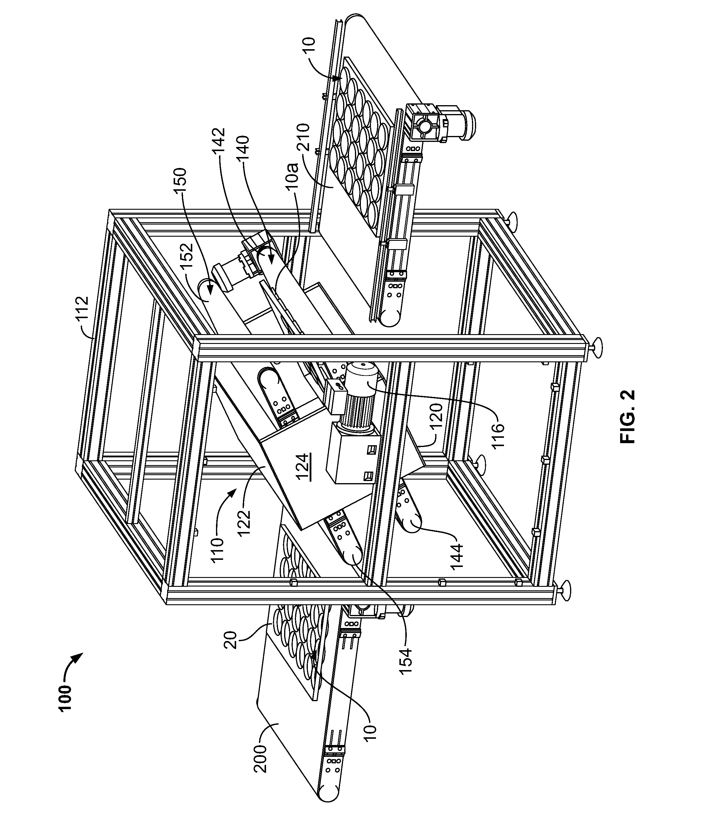 Product inverting mechanism