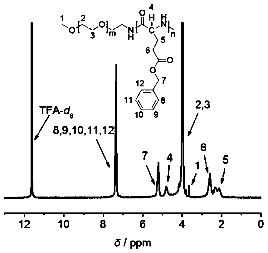 Ultra-stable nano drug carrier mpeg-pglu(d)-ve(d) and its preparation method and application