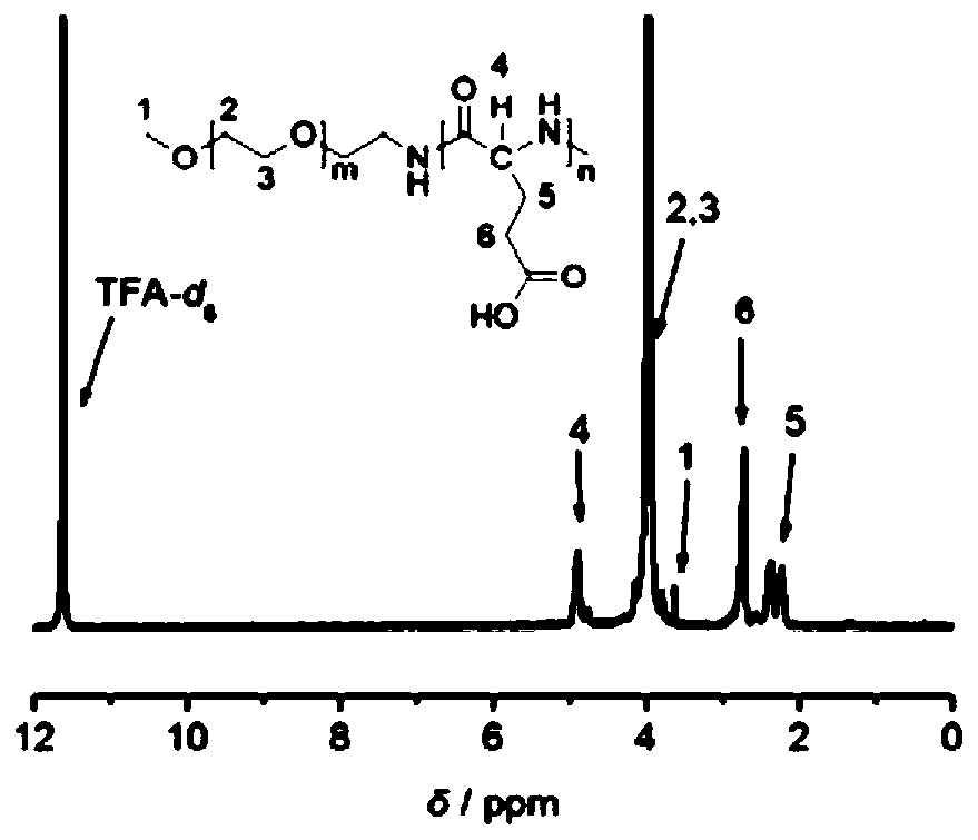 Ultra-stable nano drug carrier mpeg-pglu(d)-ve(d) and its preparation method and application