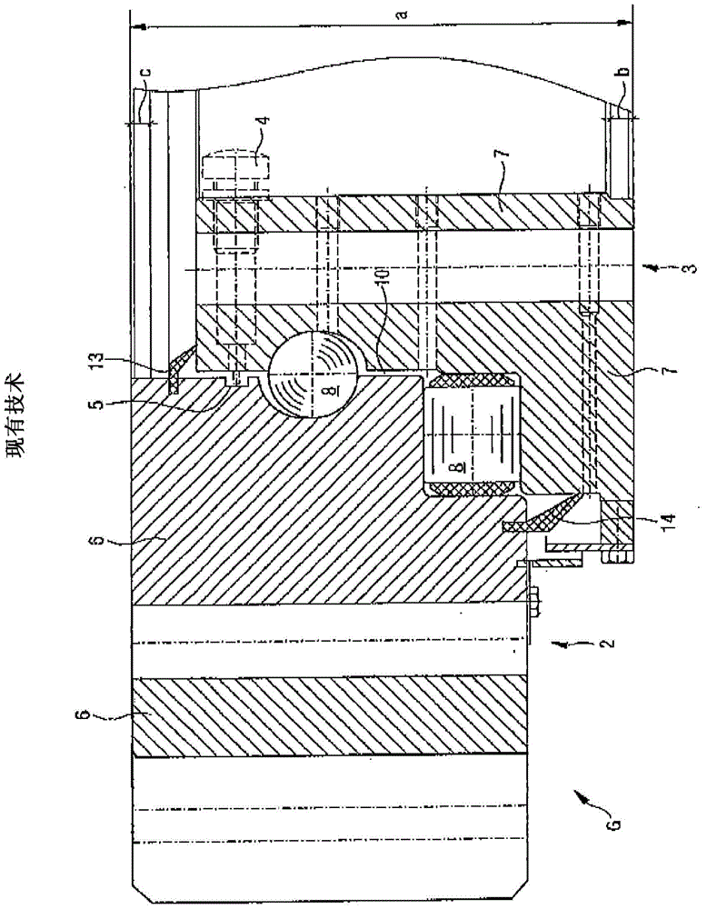 Moment or rolling bearing arrangement having sensor system