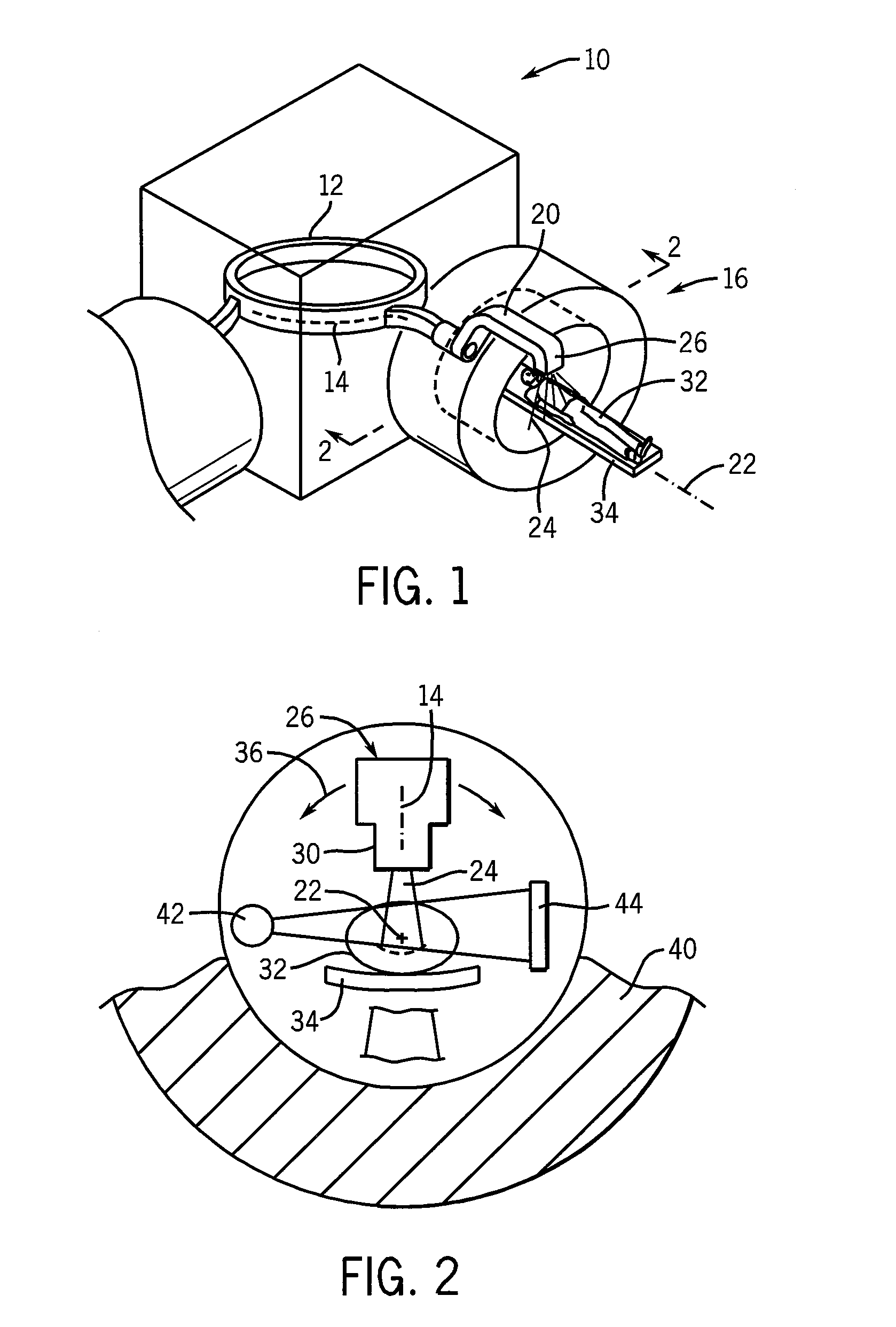 Ion radiation therapy system with distal gradient tracking