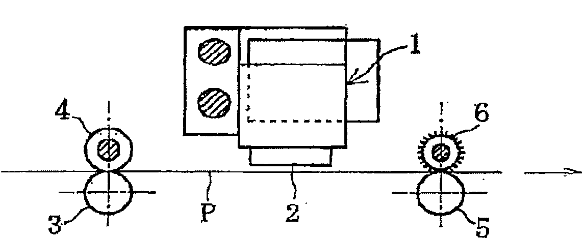 Line paper rolling wheel of printer