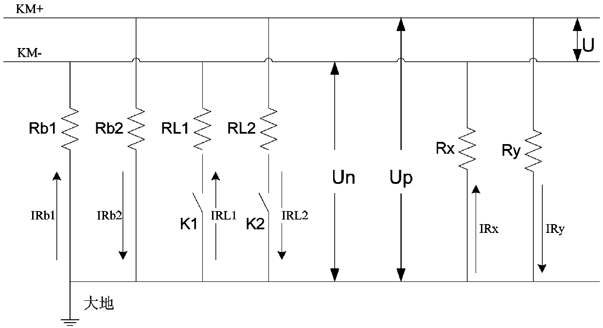 Direct current power supply insulation detection device and detection method