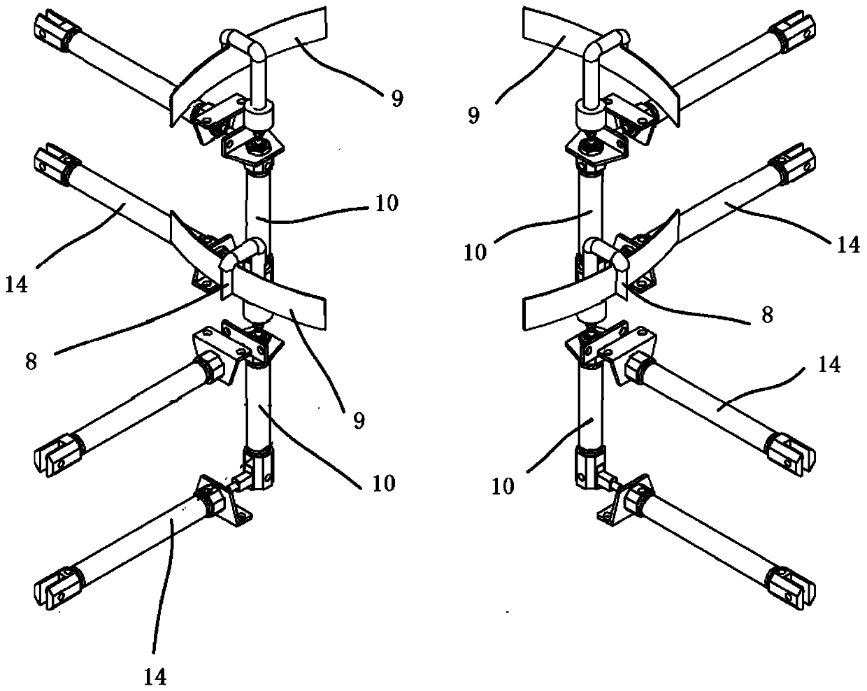 Automatic bag unpacking device and bag unpacking method for ton bag