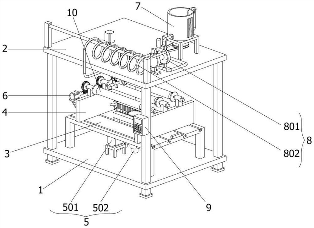 Pipe fitting paint spraying equipment capable of quickly fixing pipe fitting based on constructional engineering