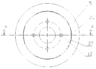 Rotating sealing device capable of polishing with air