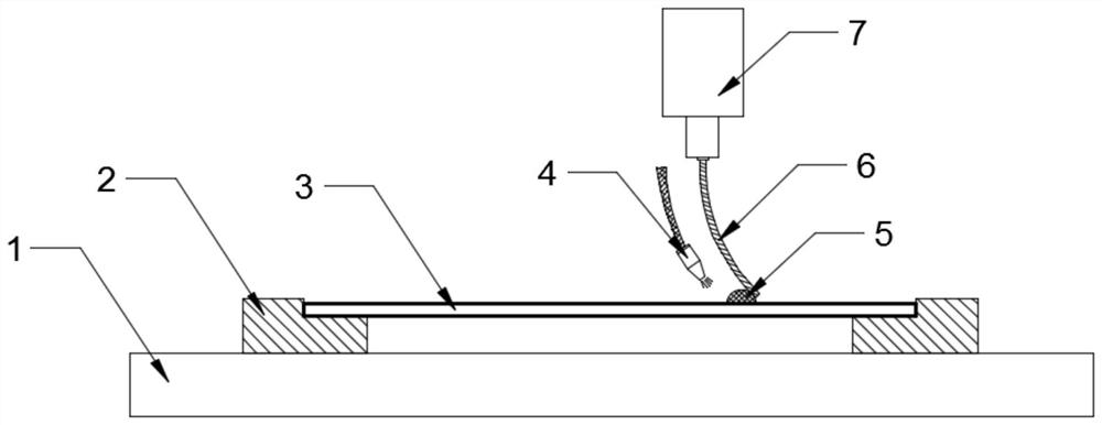 A method for microfabrication of glass surface by using red nanosecond laser