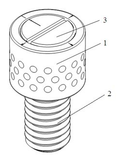 Medicine carrying base for dental implant