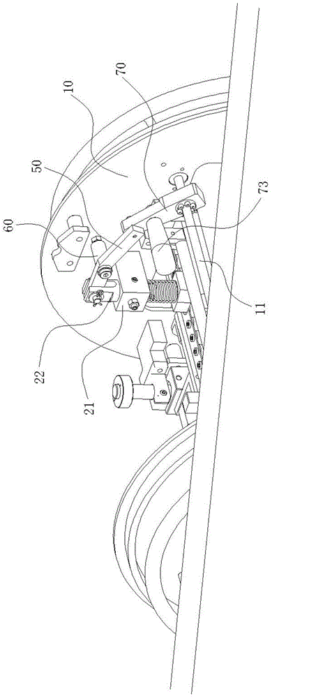 Positioning device for appearance inspection equipment