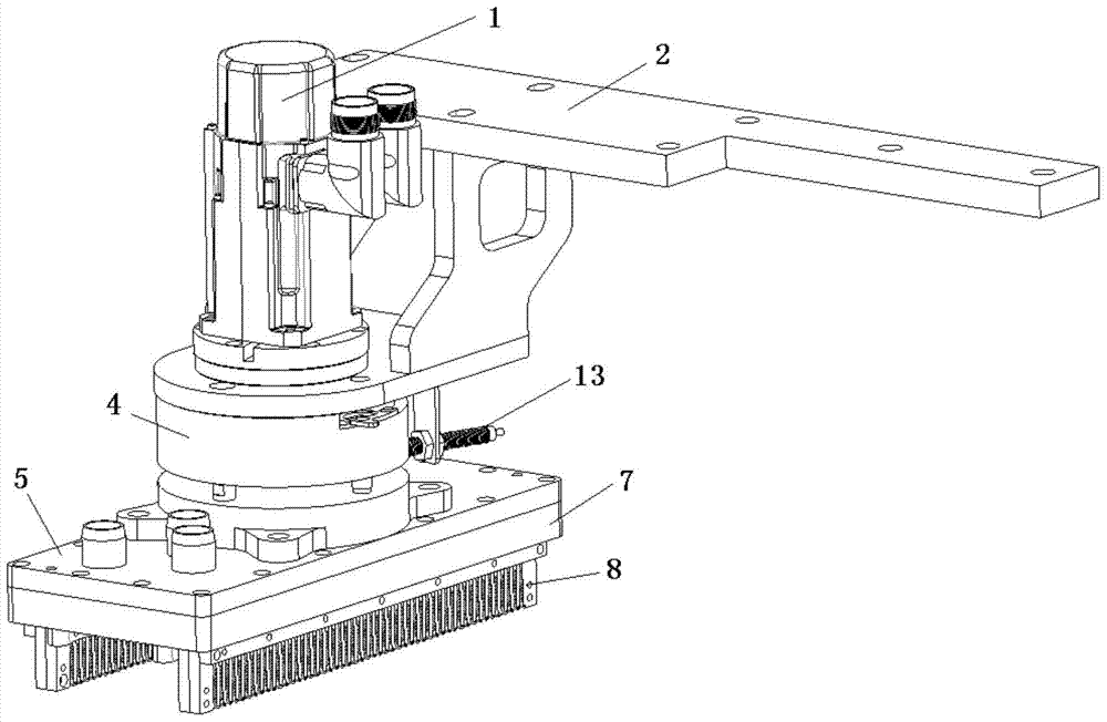 A silicon wafer vacuum adsorption manipulator