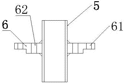 Disassembling and assembling tool for mixed flow horizontal water turbine