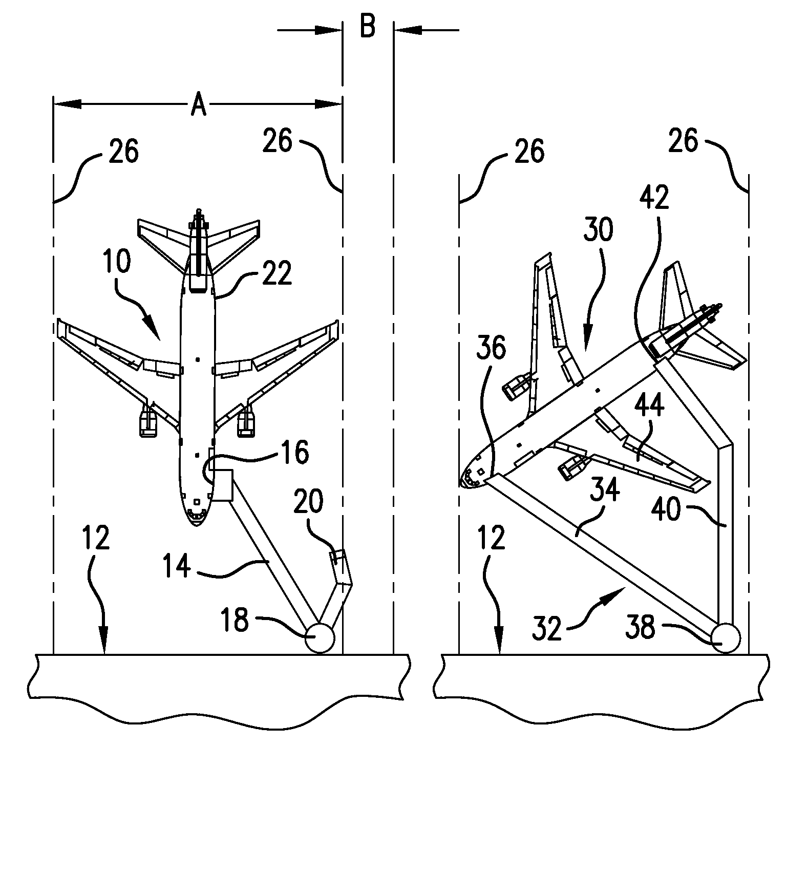 Aircraft Gate Parking and Servicing Method