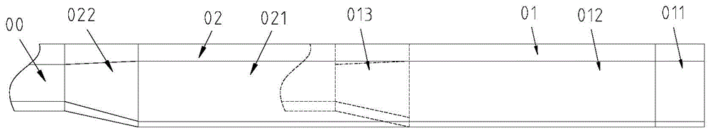 Forging and pressing method of steel rail heel and three-position molding die used thereby