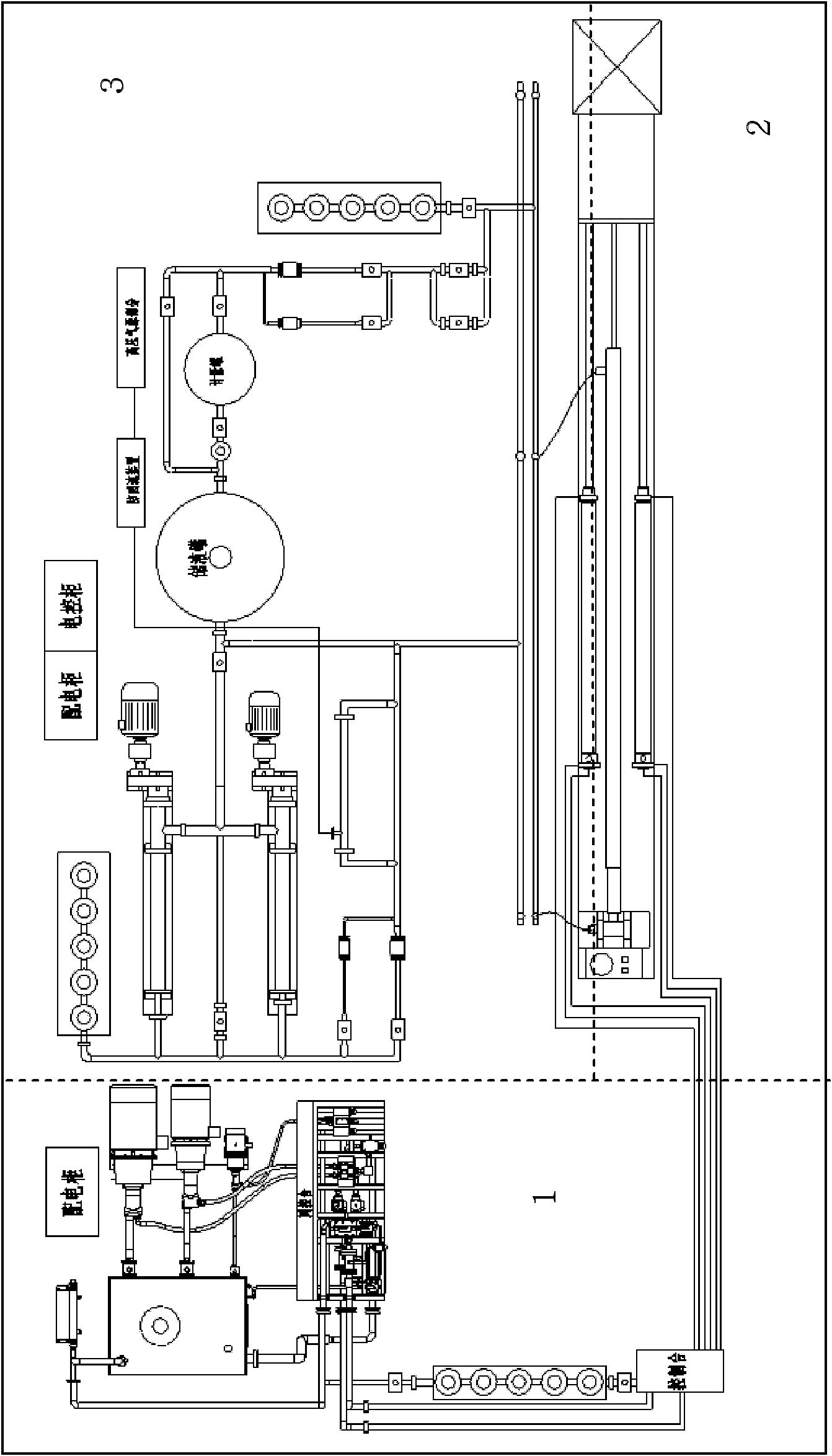 Multifunctional sucker-rod pump hoisting simulation test system