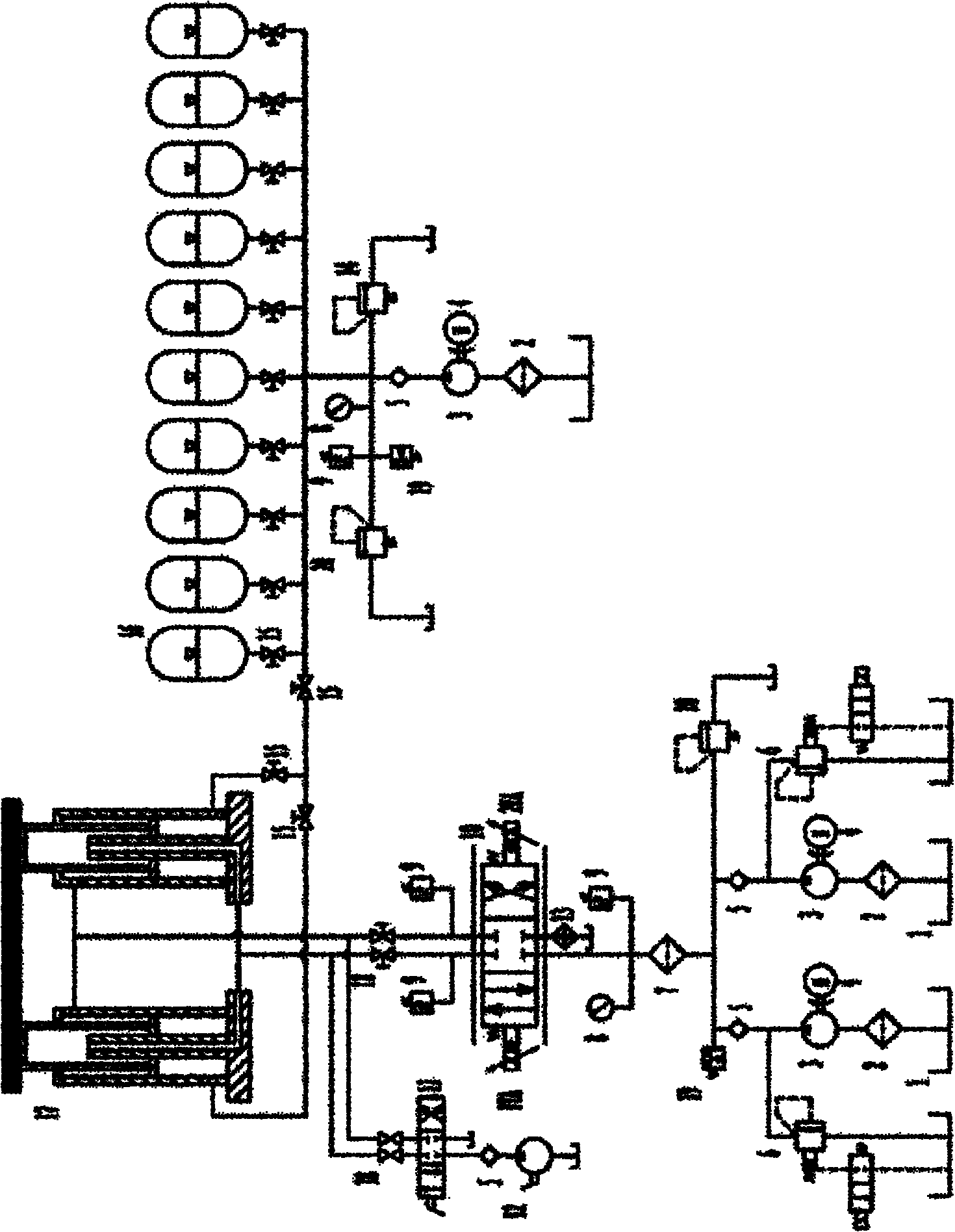 Multifunctional sucker-rod pump hoisting simulation test system