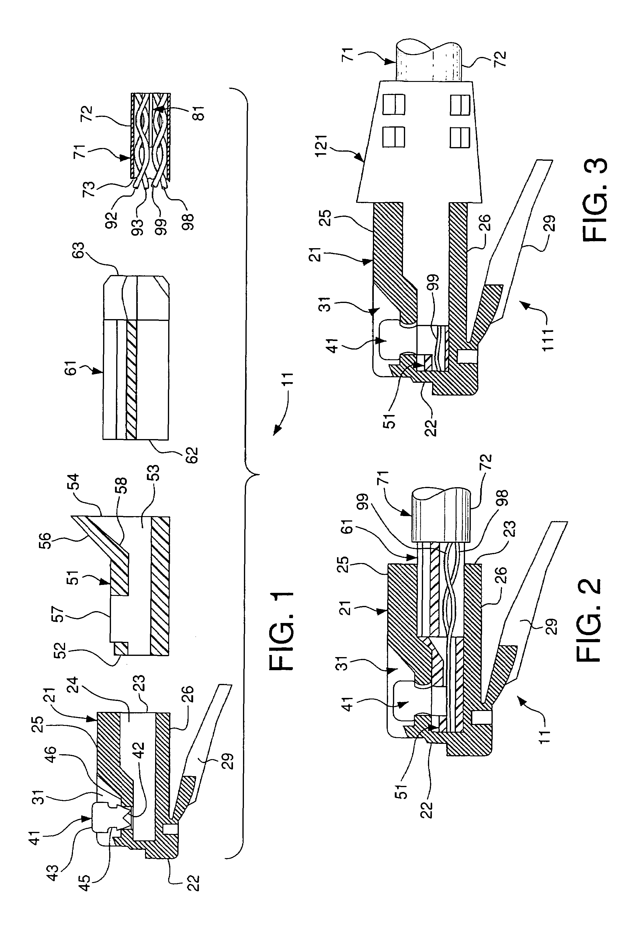 Dielectric insert assembly for a communication connector to optimize crosstalk