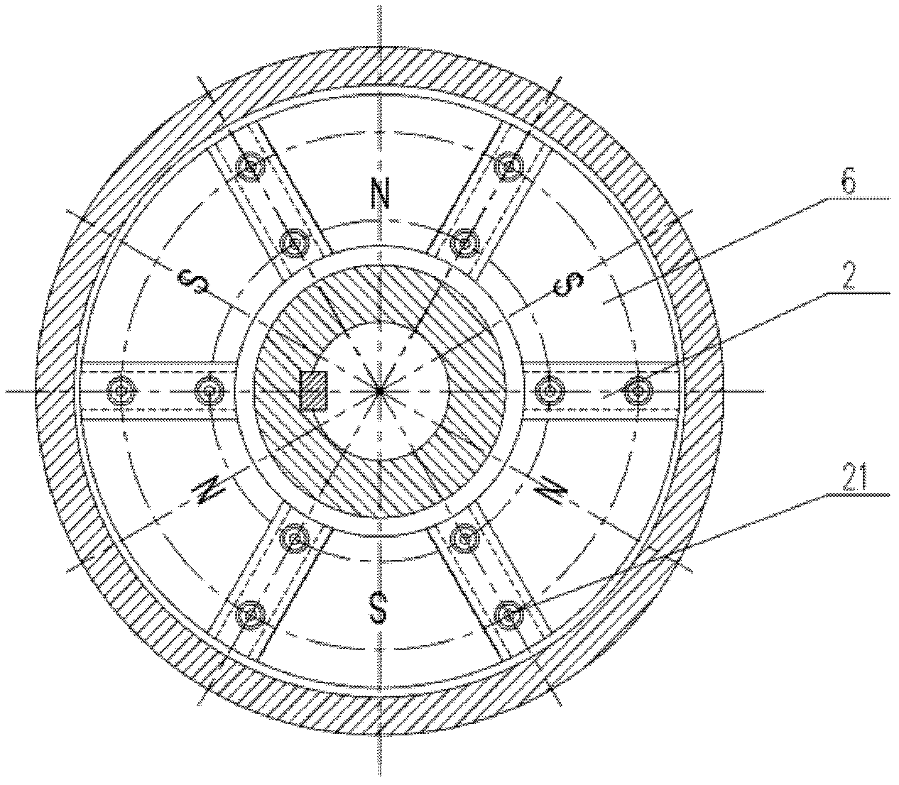 Mixed retarder for high-temperature gas-cooled reactor accidental scramming