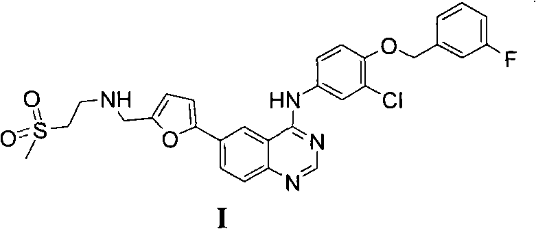 New preparation method of lapatinib