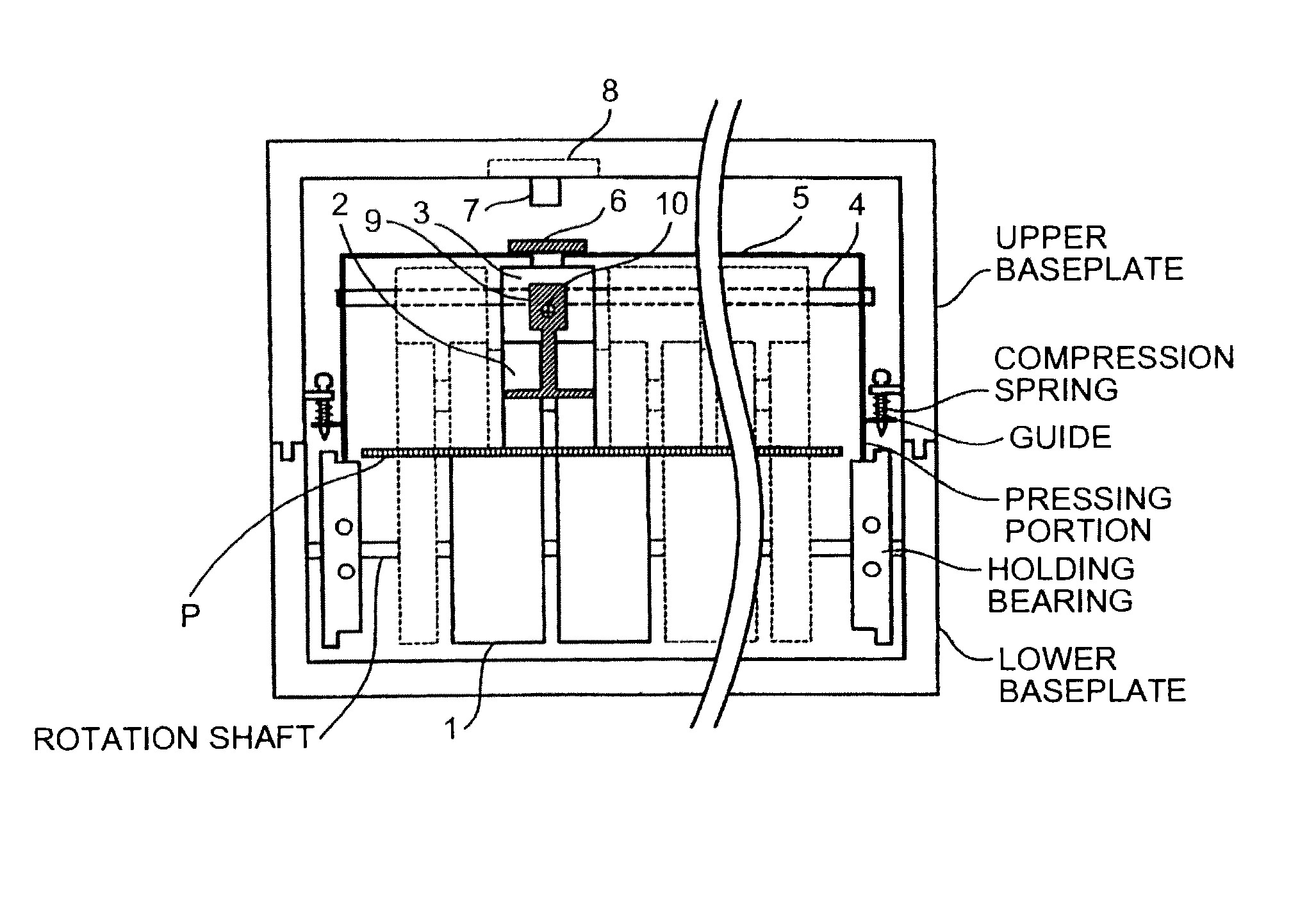 Thickness detector of paper