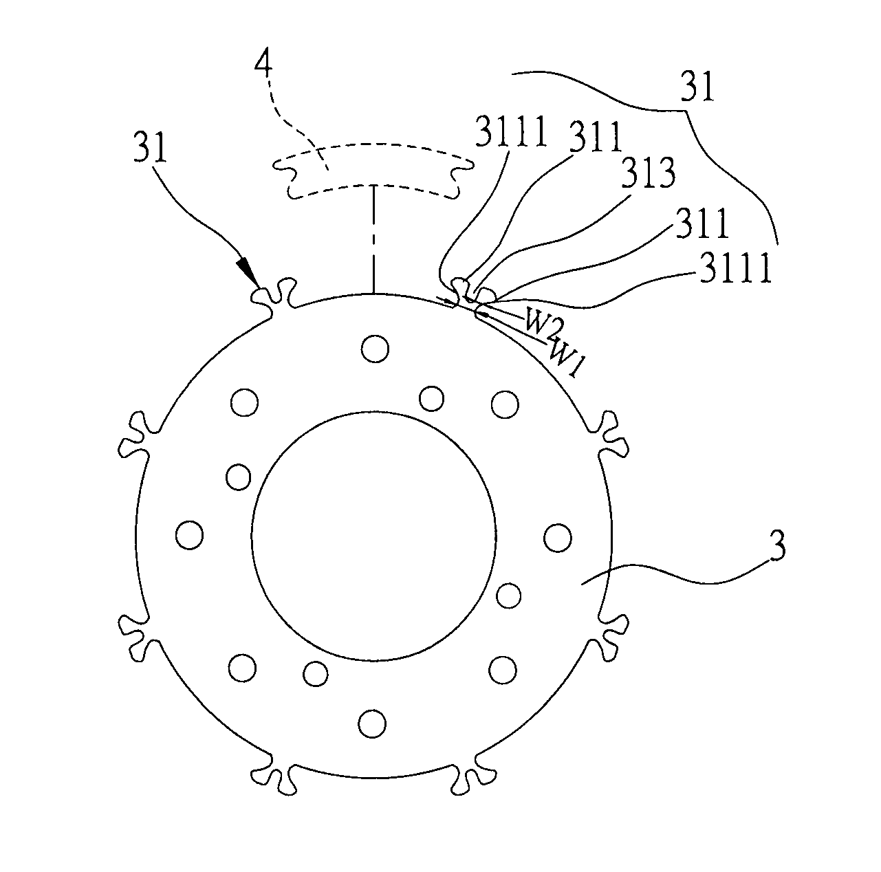 Rotating shaft and motor rotor having the same