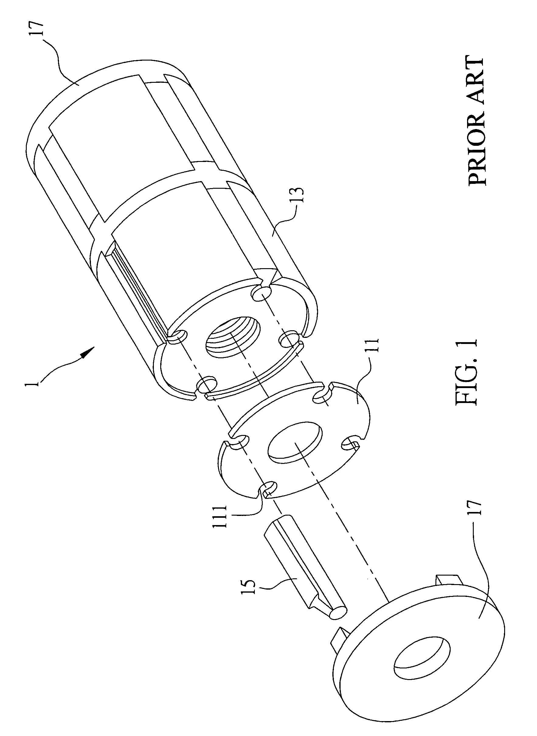 Rotating shaft and motor rotor having the same