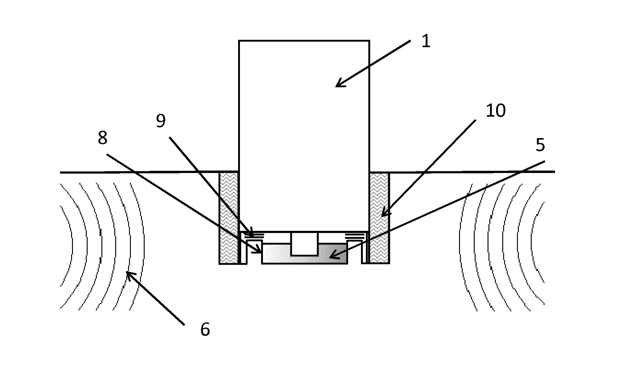 Method Of Protecting A Building Or Group Of Buildings From Seismic Waves Using Gelifying Polymers