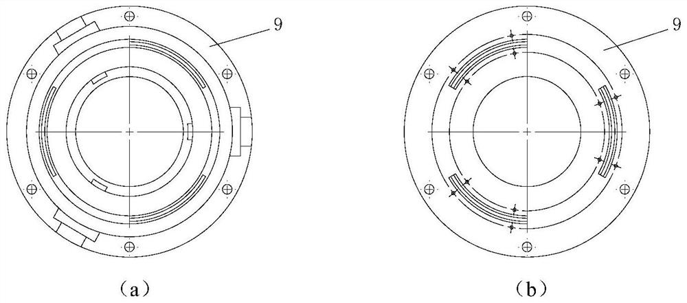 A fast-clamping and self-aligning grinding wheel flange for precision grinding machines