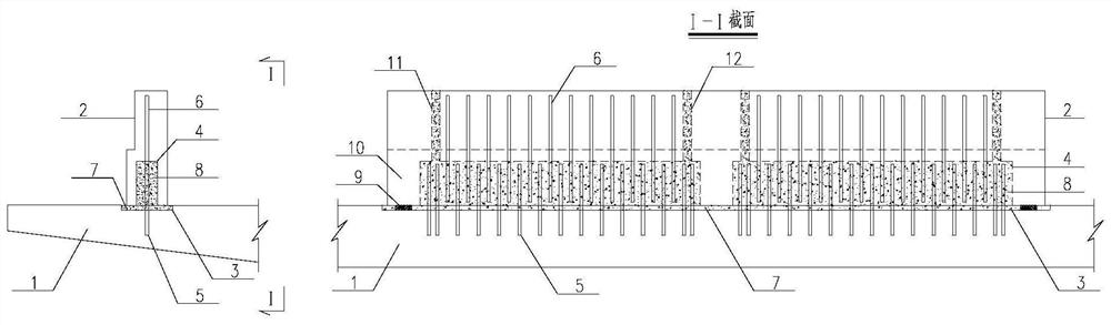 Prefabricated and assembled protective wall connecting structure for bridge and construction method of prefabricated and assembled protective wall connecting structure