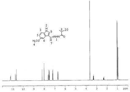 Indole-3-carboxaldehyde isobutyryl hydrazone derivatives and preparation method thereof