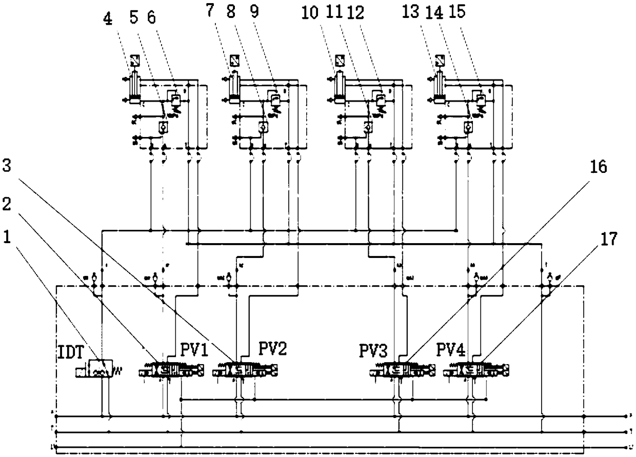 Jacking device and method for replacing steel ladle rotating disc bearing