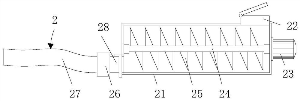 Food puffing device having heat energy recycling function