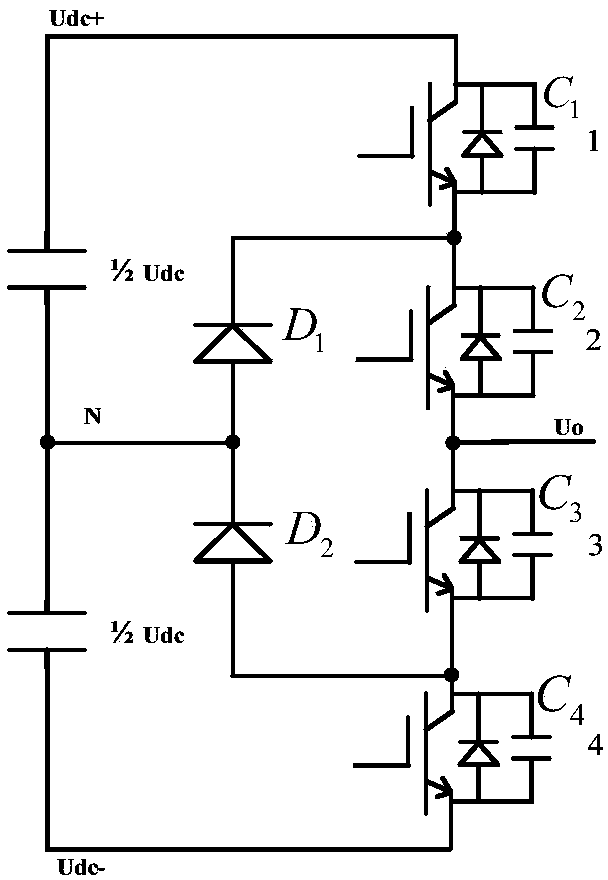 Driving circuit for neutral point clamped (NPC) three-level topology and application