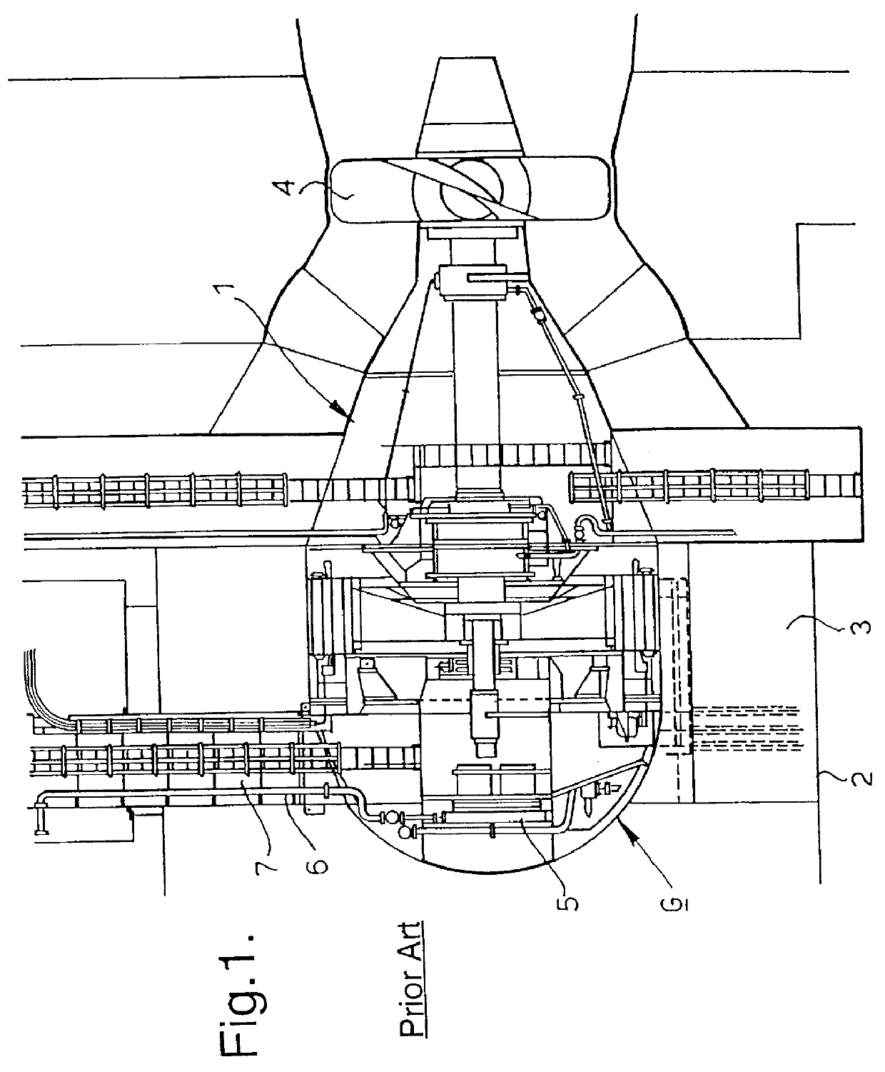 Arrangement in a bulb generator